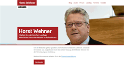 Desktop Screenshot of horst-wehner.de